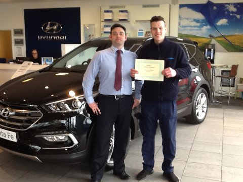Image:March Operator of the Month...Well done Lee